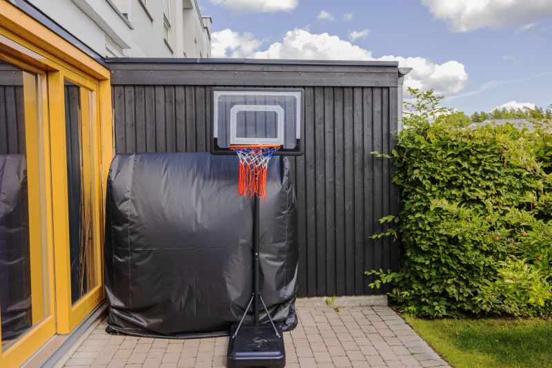 Residential Basketball Hoop Setup